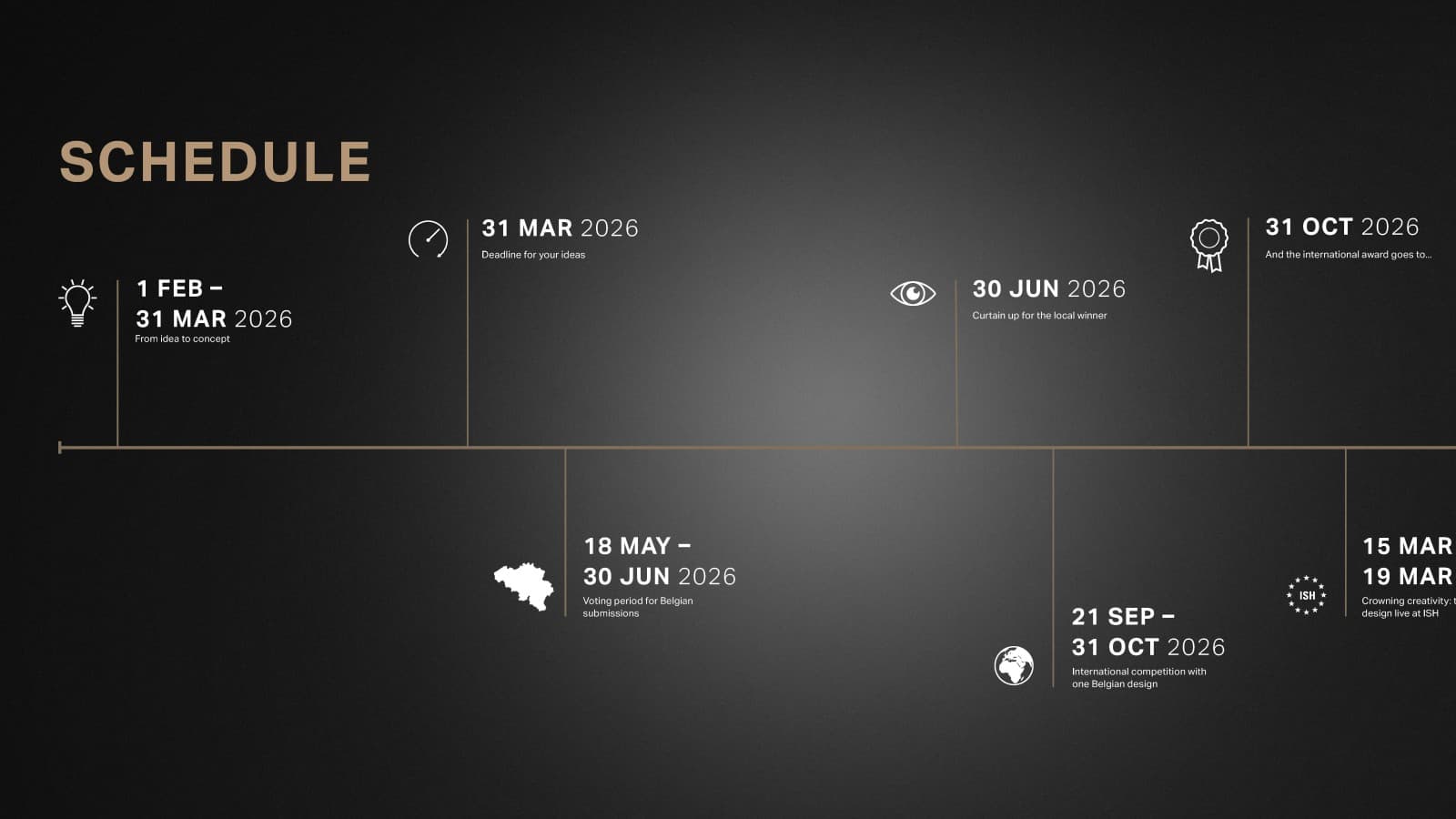 Geberit Design Contest: belangrijkste deadlines Geberit Design Contest: belangrijkste deadlines