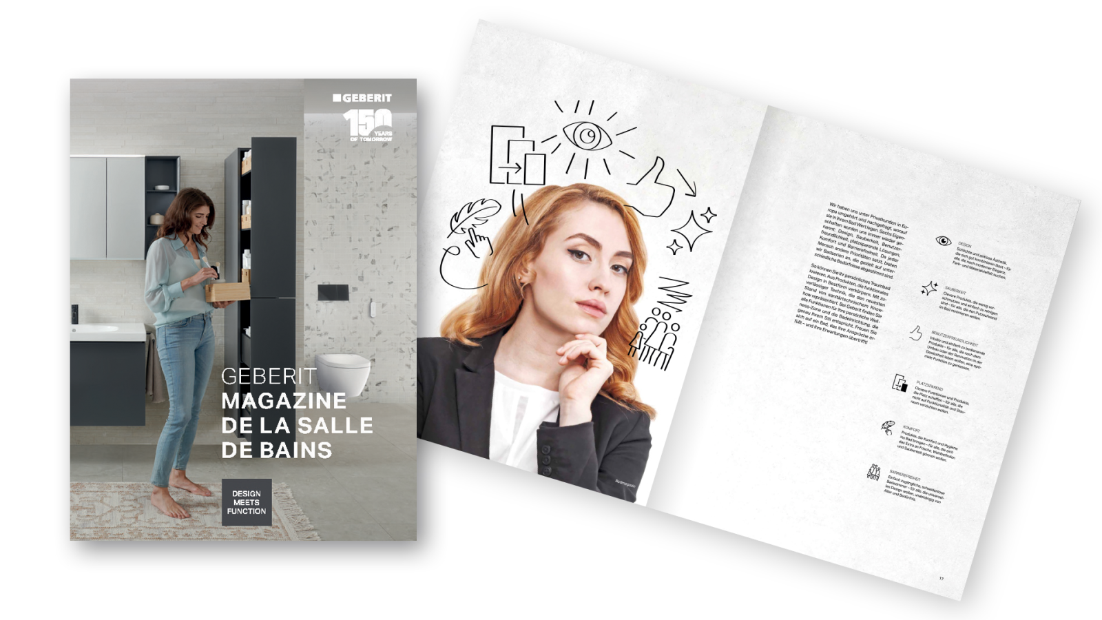 Couverture Magazine Salles de bains Geberit Couverture Magazine Salles de bains Geberit