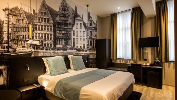 Chambre d'hôtel du Harmony à Gand Chambre d'hôtel du Harmony à Gand