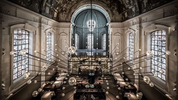 Intérieur du restaurant The Jane à Anvers Intérieur du restaurant The Jane à Anvers