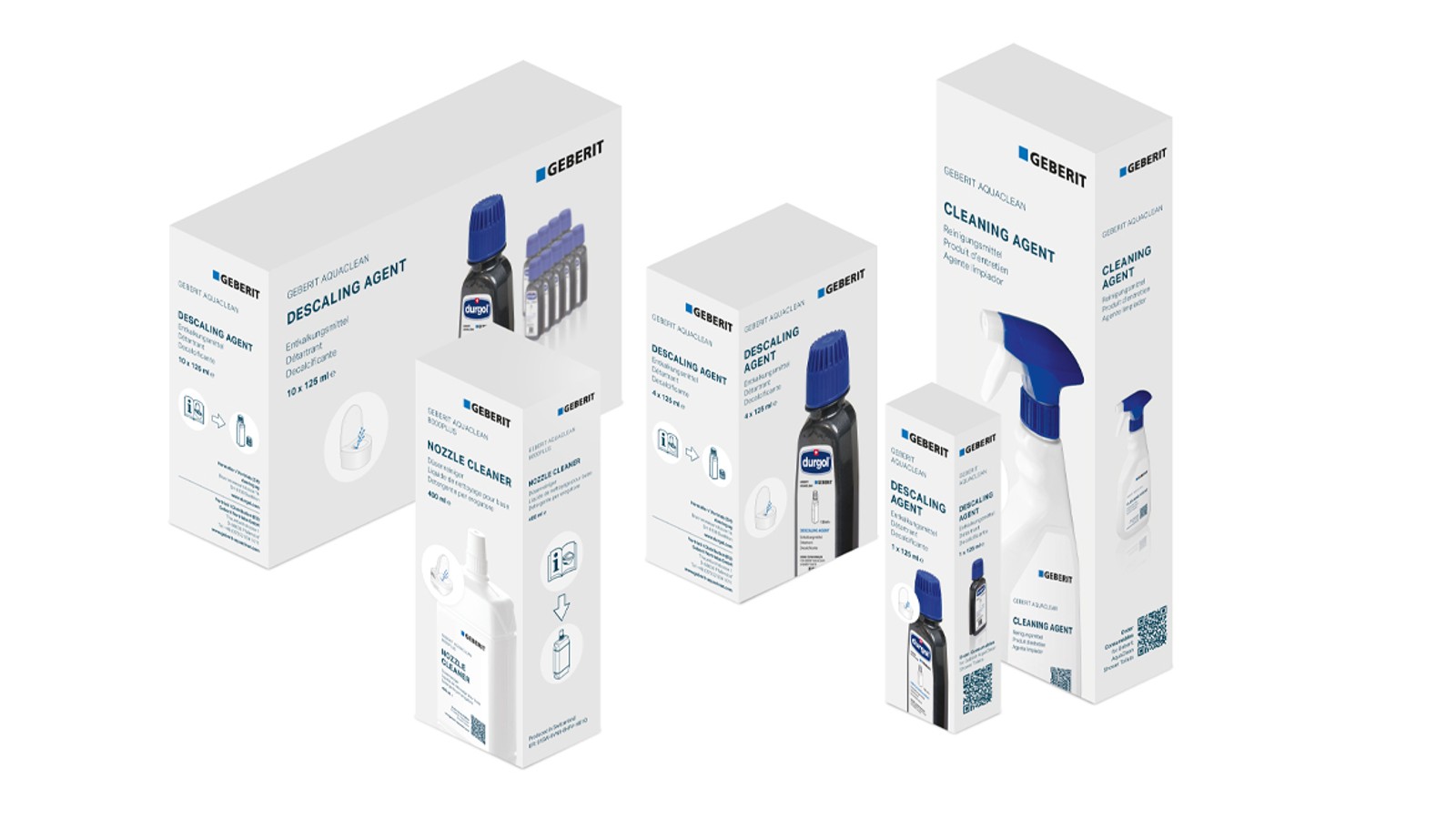 Geberit verbruiksmaterialen voor douche-wc's Geberit verbruiksmaterialen voor douche-wc's