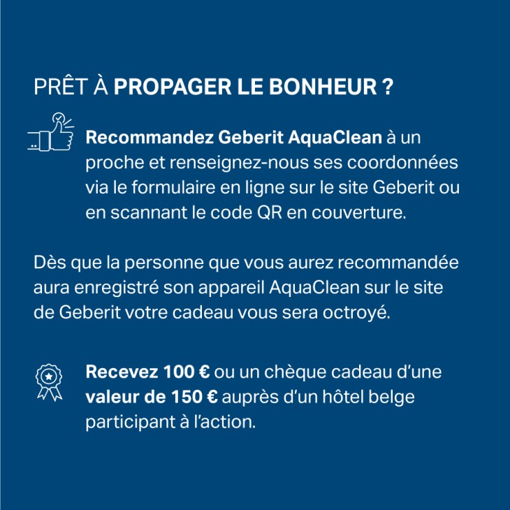 Recommandez AquaClean et profitez-en Recommandez AquaClean et profitez-en
