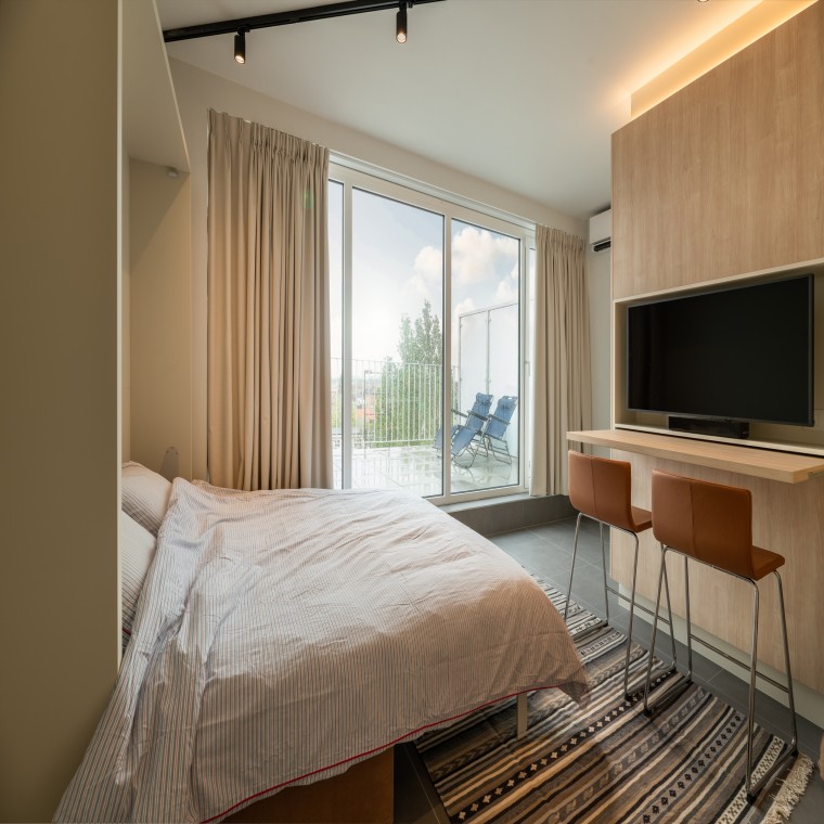 Projet BAO Living - studio à Anvers (© BAO Living) Projet BAO Living - studio à Anvers (© BAO Living)