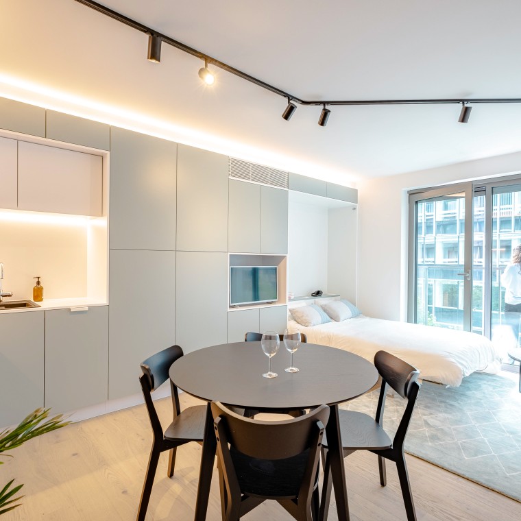 Projet BAO Living - studio à Anvers (© BAO Living) Projet BAO Living - studio à Anvers (© BAO Living)