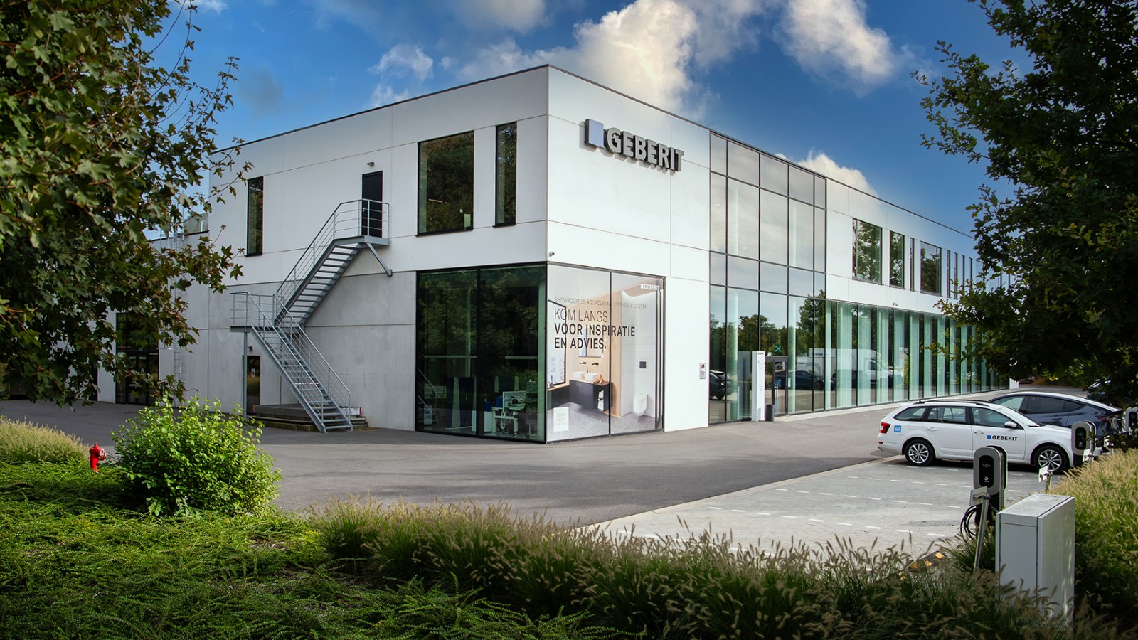 Gebouwen van Geberit te Meise Gebouwen van Geberit te Meise