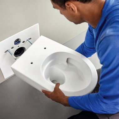 Acanto wc met EFF3 technologie (© Geberit)