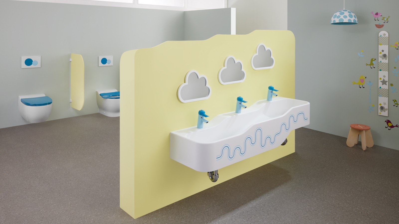 Geberit Bambini speel- en wasruimte Geberit Bambini speel- en wasruimte