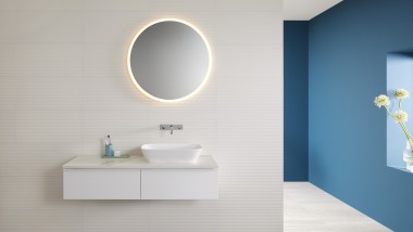 Vasque à poser Geberit ONE avec meuble sous lavabo iCon