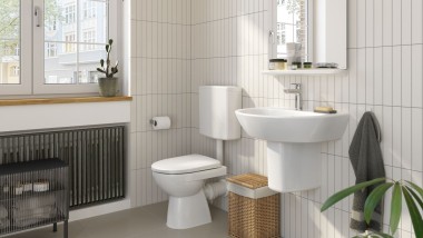 Geberit opbouwspoelreservoir met spoeling met 2 hoeveelheden