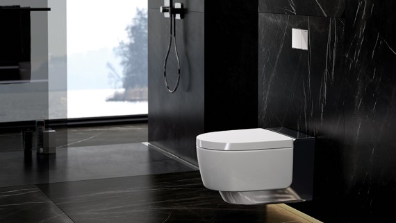 Geberit AquaClean Mera avec raccordement sur secteur