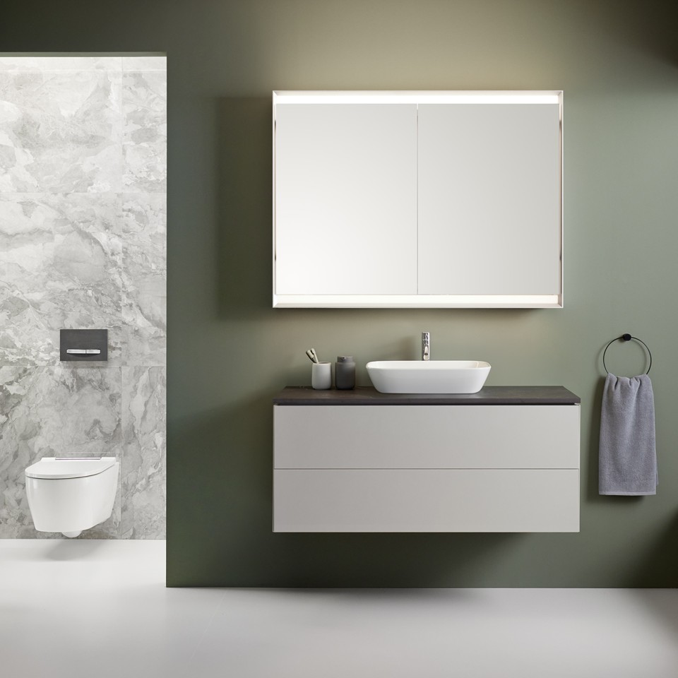 Badkamer met meer ruimte, netheid en flexibiliteit dankzij Geberit One-producten