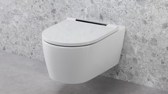 WC suspendu de la collection Geberit ONE (© Geberit)