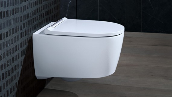 WC suspendu pour un design harmonieux de la salle de bains