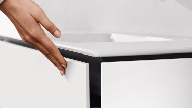 Geberit ONE wastafelonderkast met push-to-open mechanisme