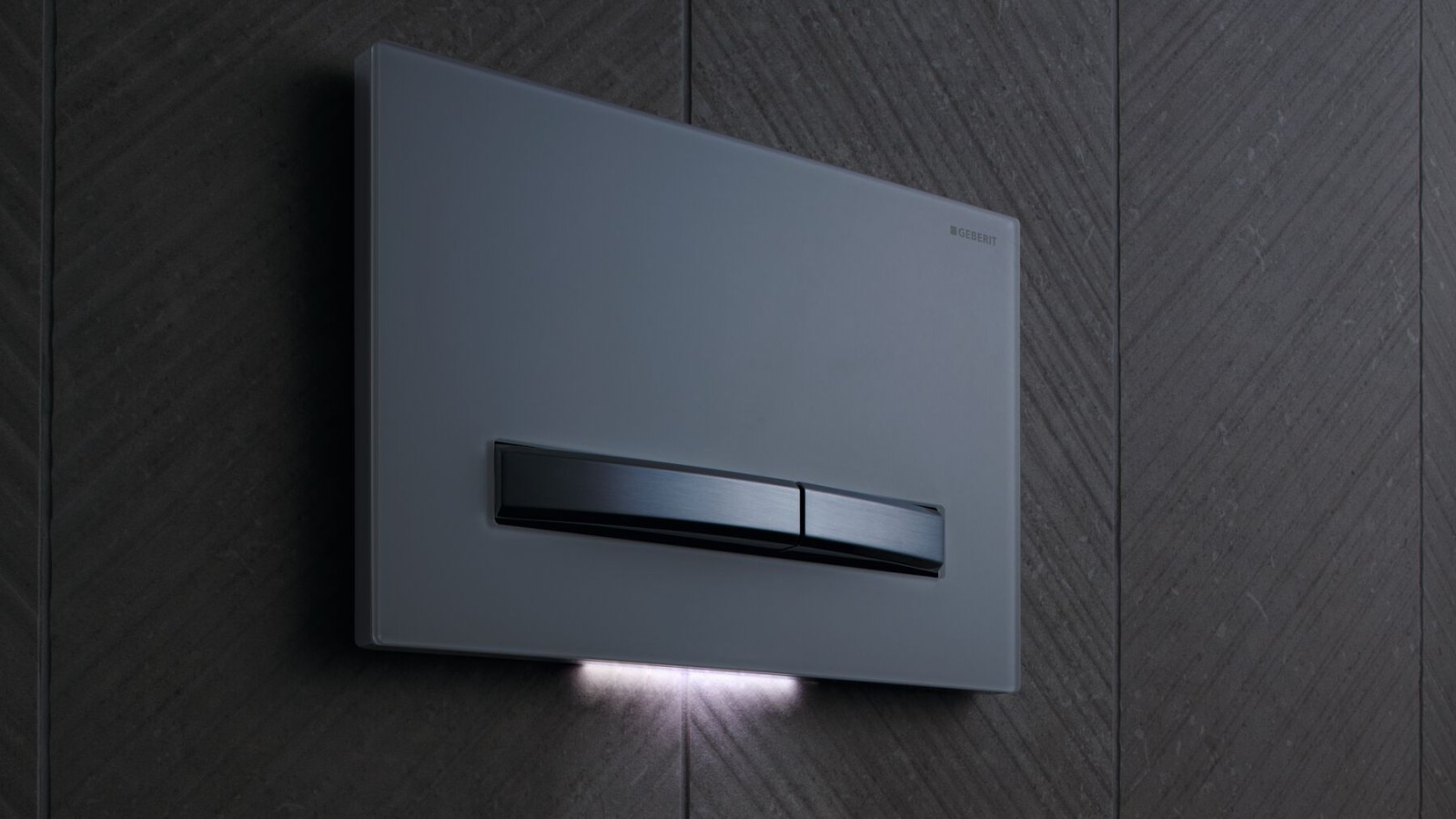 Geberit Sigma50 in wit met oriëntatielicht