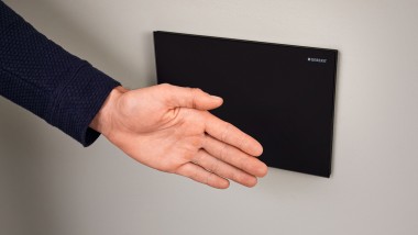 Geberit Sigma80 bedieningsplaat zonder aanraking, hoekig
