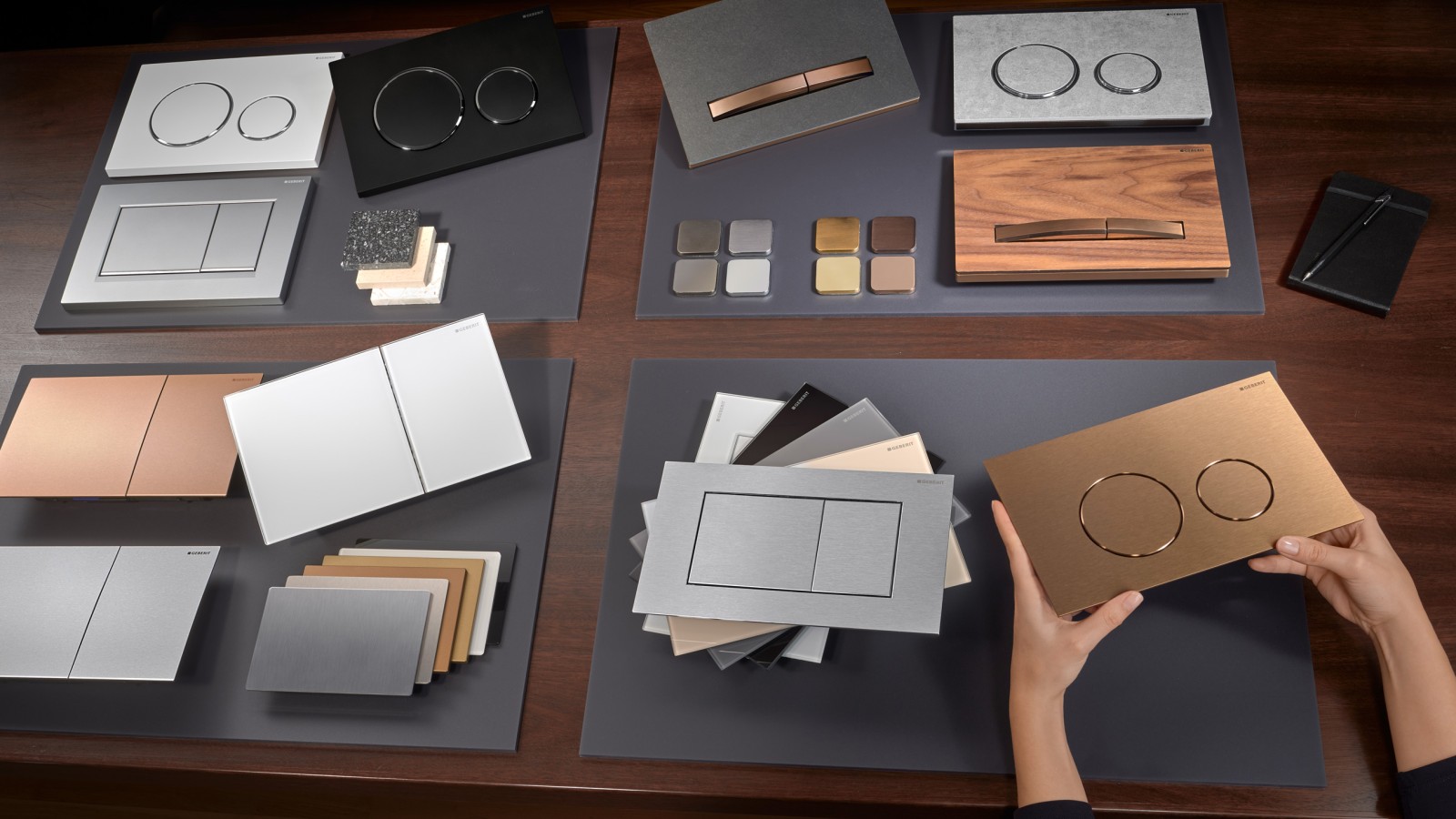 Plaques de commande Geberit