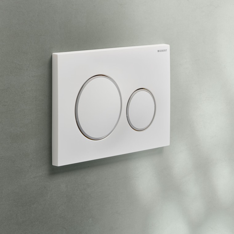 Bedieningsplaat Geberit Sigma 20 rond Bedieningsplaat Geberit Sigma 20 rond