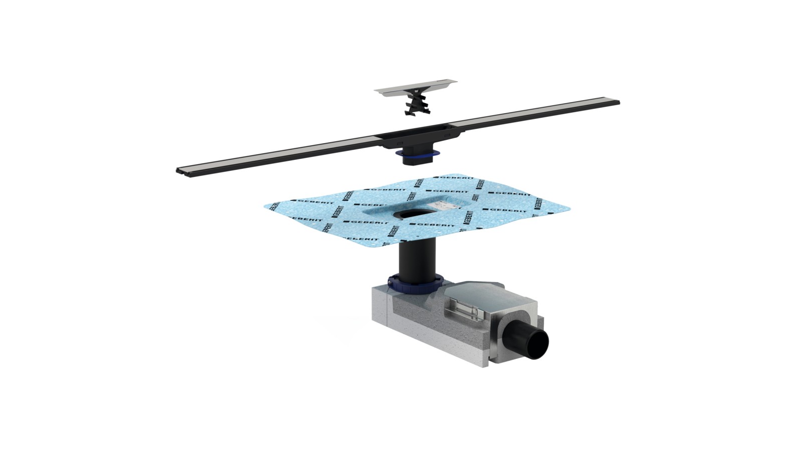 Ruwbouwset voor Geberit CleanLine20 Ruwbouwset voor Geberit CleanLine20