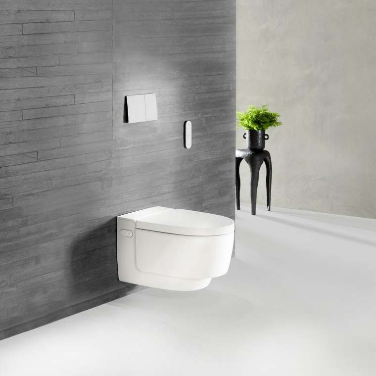 Geberit AquaClean Mera douche wc in het wit Geberit AquaClean Mera douche wc in het wit