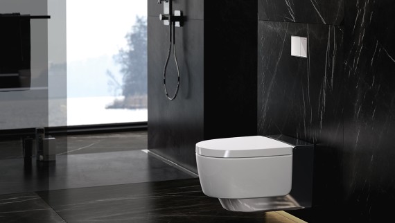 De Geberit AquaClean Mera Comfort douche-wc zorgt voor een optimale reiniging van de gevoelige zone.