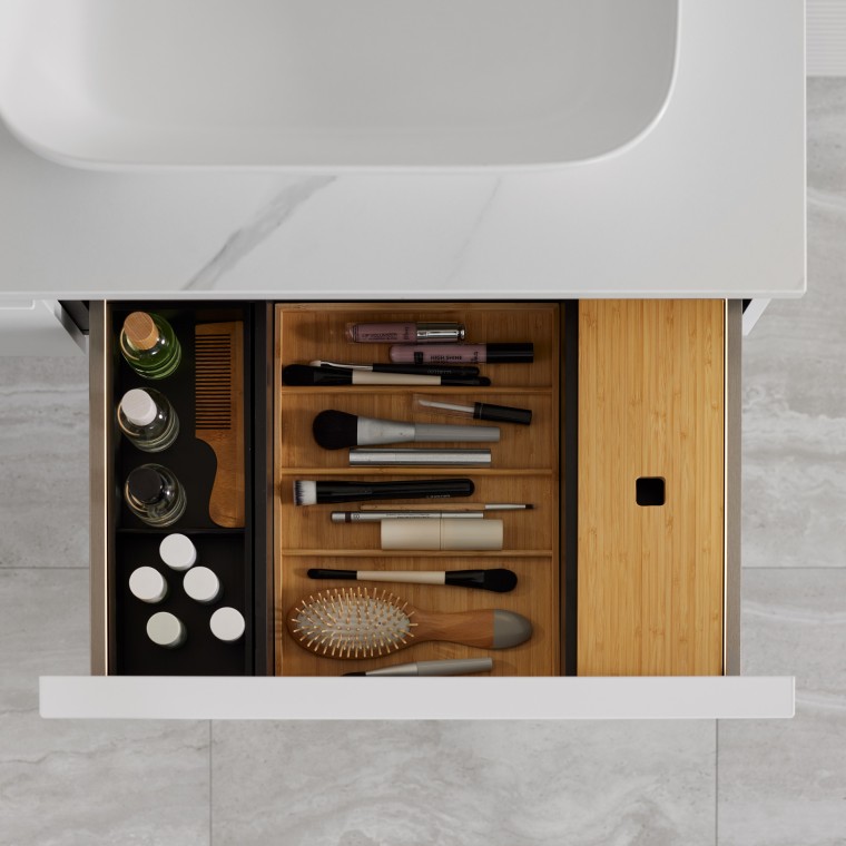 Lavabo Geberit avec système de rangement Lavabo Geberit avec système de rangement