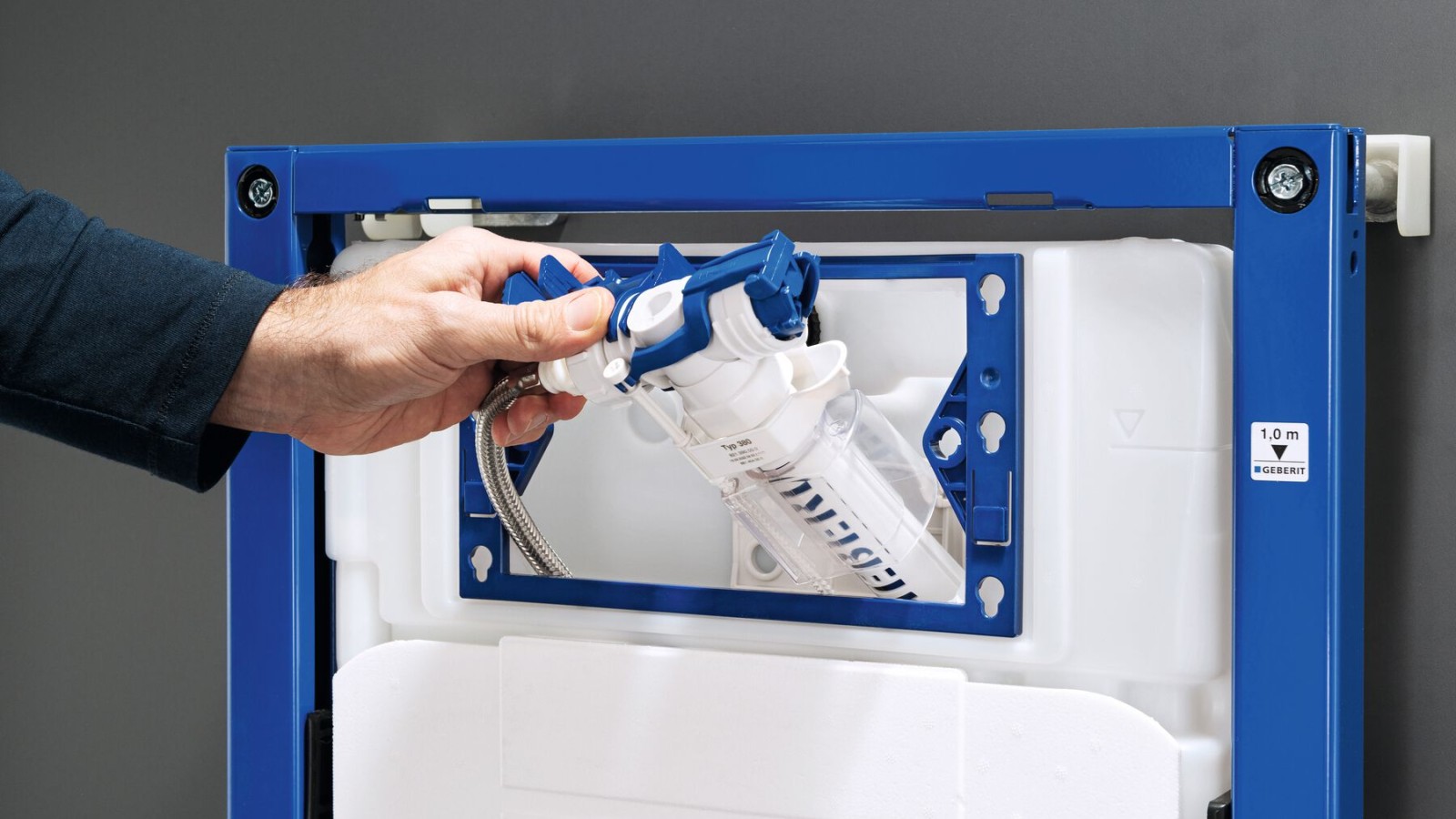 Installation de la cloche Geberit de type 212 Installation de la cloche Geberit de type 212