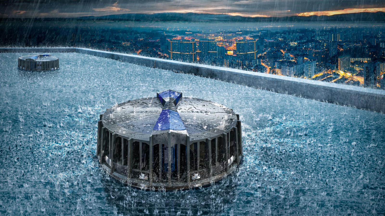 Evacuation des eaux de toiture Geberit Pluvia Evacuation des eaux de toiture Geberit Pluvia