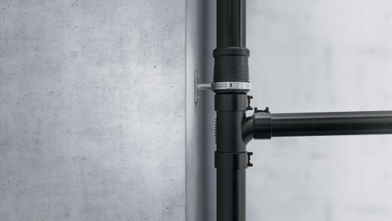 Geberit Silent-db20 voor gebouwriolering met hoge eisen aan geluidsisolatie