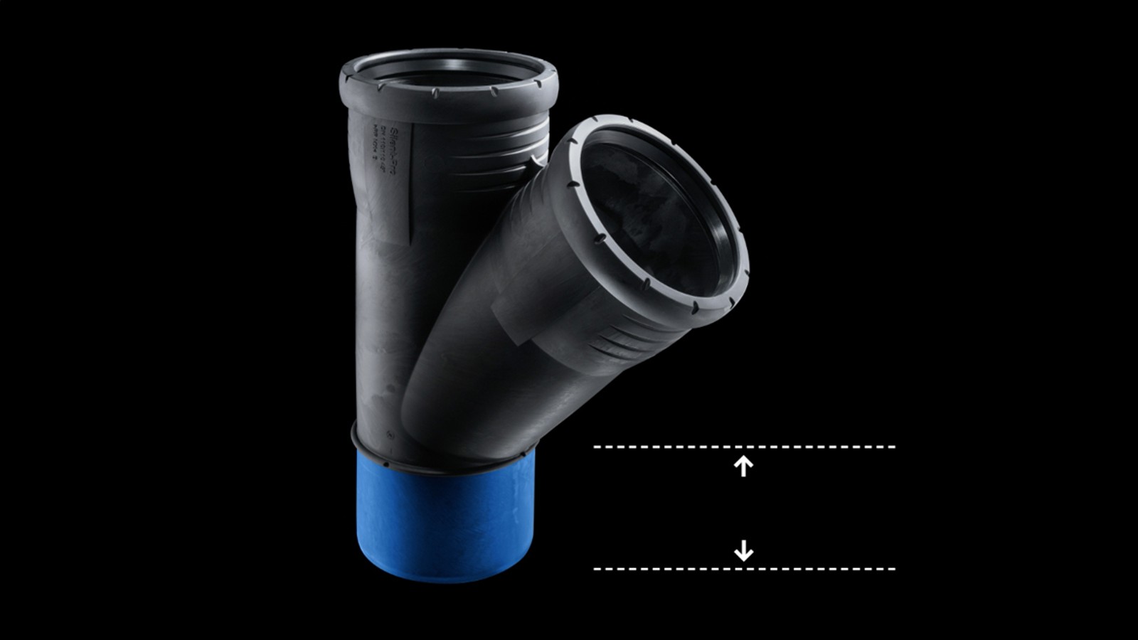 La profondeur d’emboîtement généreuse de Geberit Silent-Pro est synonyme de sécurité renforcée La profondeur d’emboîtement généreuse de Geberit Silent-Pro est synonyme de sécurité renforcée