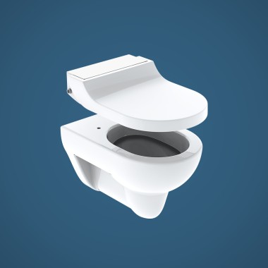 Geberit AquaClean Tuma toiletsysteem met flexibele uitbreidingsoplossing