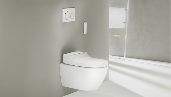 Geberit AquaClean Tuma Comfort met afstandsbediening Sigma20