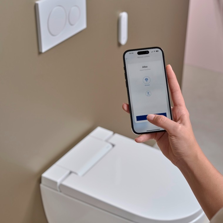 Geberit AquaClean avec l'application Geberit Home Geberit AquaClean avec l'application Geberit Home