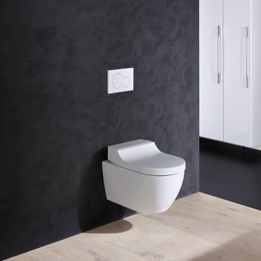 WC lavant Geberit AquaClean Tuma avec recouvrement blanc