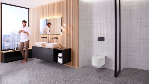 Geberit AquaClean Mera Comfort douche-wc Geberit AquaClean Mera Comfort douche-wc