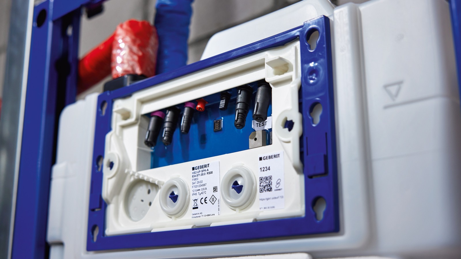 Geberit HS50 hygienische spoeling in de inbouwspoelreservoir Geberit HS50 hygienische spoeling in de inbouwspoelreservoir