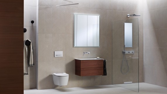 Aujourd'hui, un bon design dans la salle de bains doit offrir de grands avantages fonctionnels