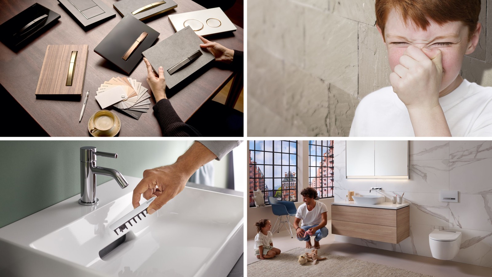 Collage photos (© Geberit) Collage photos (© Geberit)