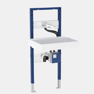 Bâti-support Geberit Duofix pour lavabo avec robinetterie murale Brenta Bâti-support Geberit Duofix pour lavabo avec robinetterie murale Brenta
