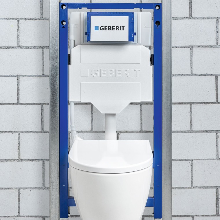 Bâti-support Systemfix pour WC suspendu avec cuvette iCon Rimfree®