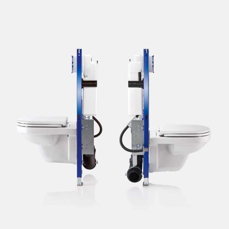 Geberit installatie-elementen voor barrière-vrije hang-wc Geberit installatie-elementen voor barrière-vrije hang-wc