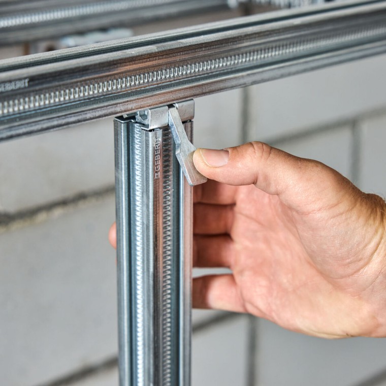 Bevestiging zonder gereedschap