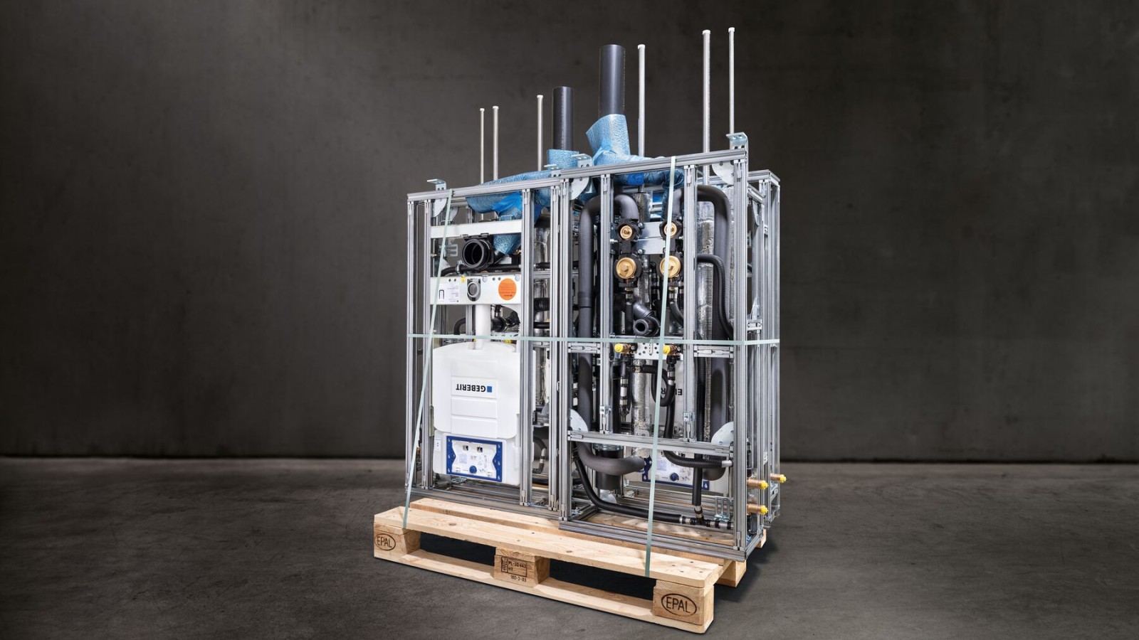 Système d'installation Geberit GIS préfabriqué Système d'installation Geberit GIS préfabriqué