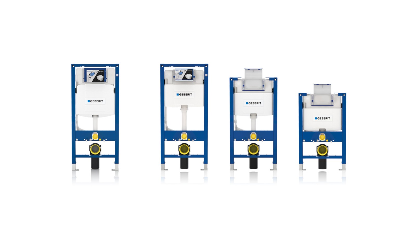 Geberit Omega, Geberit Sigma en Geberit Duofix-installatiesystemen