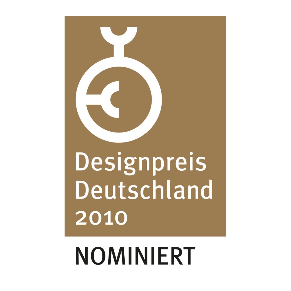 Nominé pour le German Design Award 2010