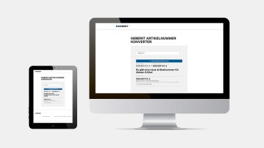 Geberit artikelnummer converter