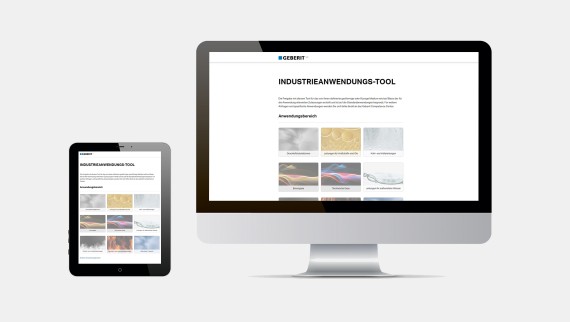 Geberit Leidingenselectie Tool - browser overzicht Geberit Leidingenselectie Tool - browser overzicht