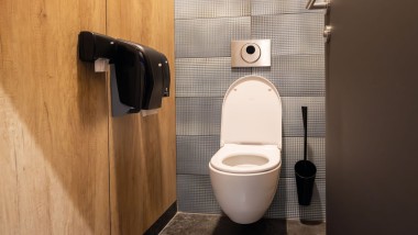 Geberit Acanto wc met Geberit Sigma 10-bedieningsplaat Geberit Acanto wc met Geberit Sigma 10-bedieningsplaat