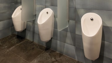 Geberit Preda-urinoirs met geïntegreerde sturing Geberit Preda-urinoirs met geïntegreerde sturing