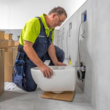 Installation du WC Geberit Acanto Installation du WC Geberit Acanto